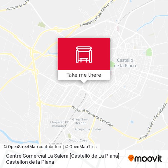 mapa Centre Comercial La Salera [Castelló de La Plana]