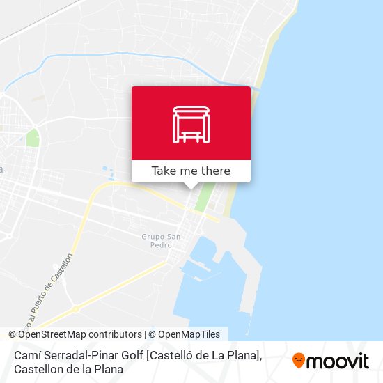 mapa Camí Serradal-Pinar Golf [Castelló de La Plana]