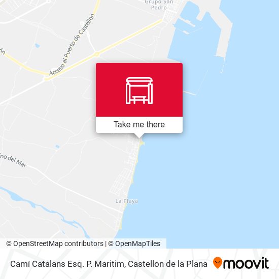 mapa Camí Catalans Esq. P. Maritim
