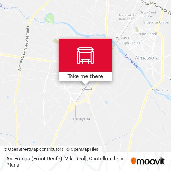 Av. França (Front Renfe) [Vila-Real] map