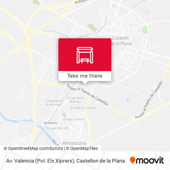 Av. Valencia (Pol. Elx Xiprers) map