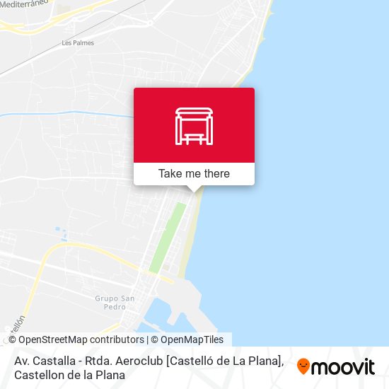 mapa Av. Castalla - Rtda. Aeroclub [Castelló de La Plana]