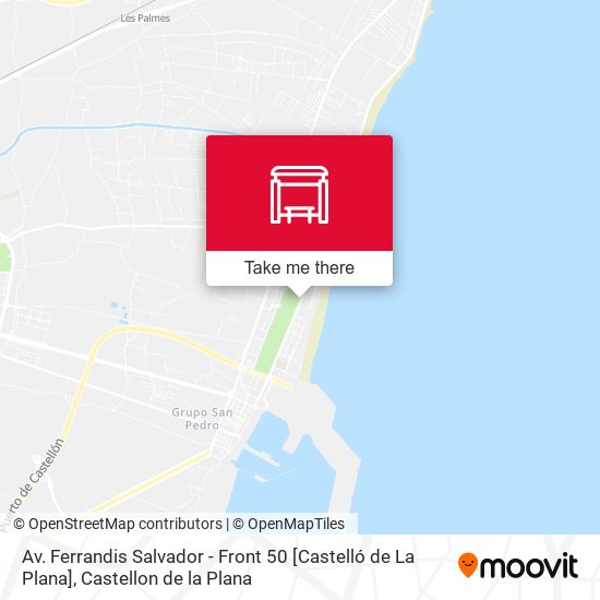 mapa Av. Ferrandis Salvador - Front 50 [Castelló de La Plana]