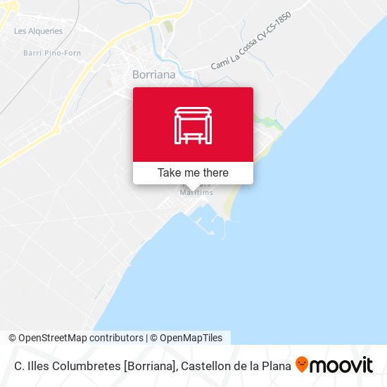 C. Illes Columbretes [Borriana] map