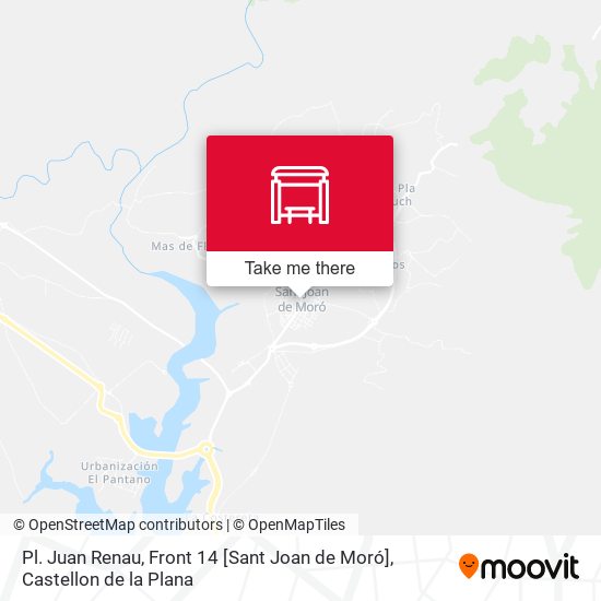 mapa Pl. Juan Renau, Front 14 [Sant Joan de Moró]