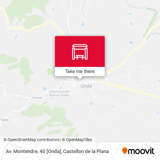 mapa Av. Montendre, 40 [Onda]