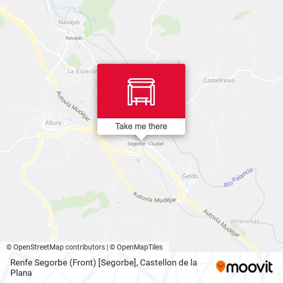 mapa Renfe Segorbe (Front) [Segorbe]