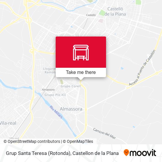 mapa Grup Santa Teresa (Rotonda)