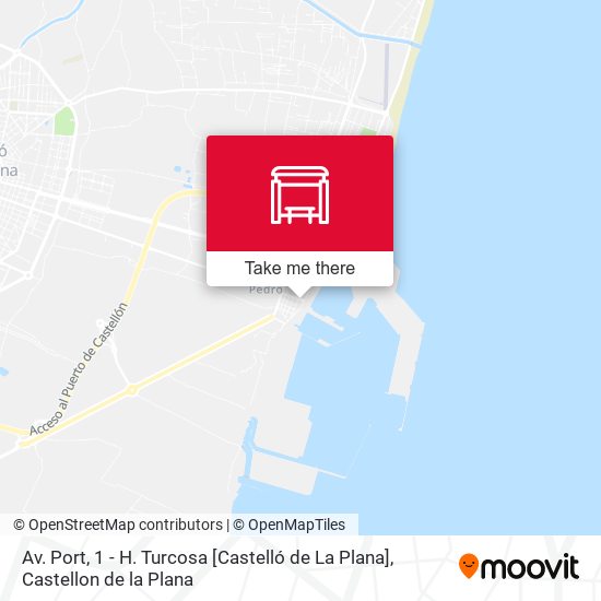 mapa Av. Port, 1 - H. Turcosa [Castelló de La Plana]