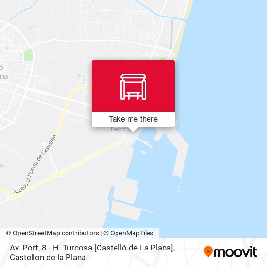 mapa Av. Port, 8 - H. Turcosa [Castelló de La Plana]