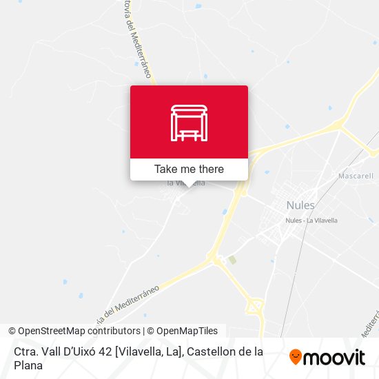 Ctra. Vall D’Uixó 42 [Vilavella, La] map