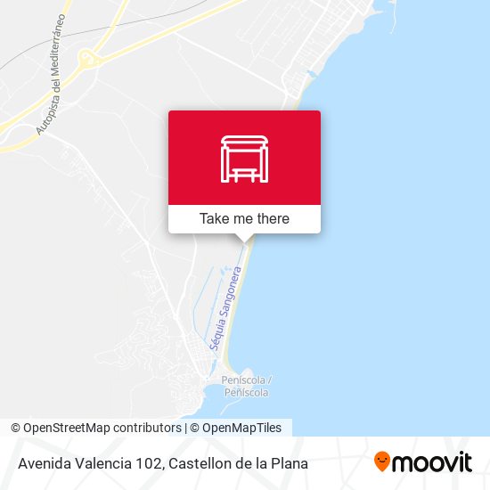 mapa Avenida Valencia 102