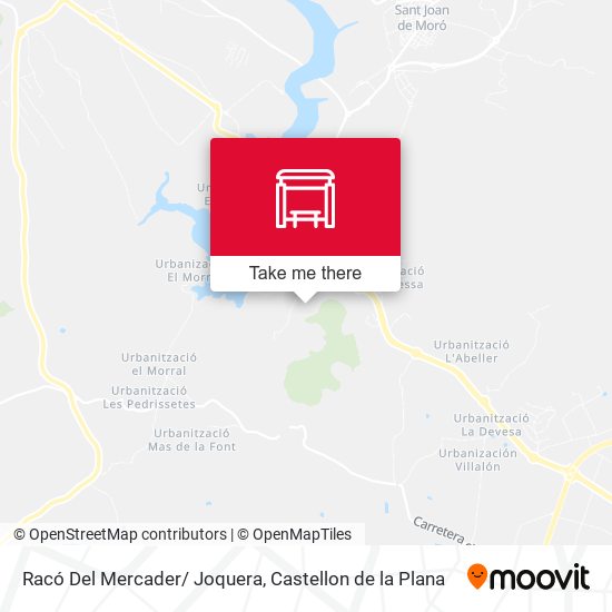 mapa Racó Del Mercader/ Joquera