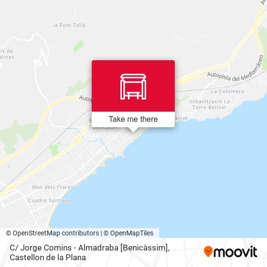 C/ Jorge Comins - Almadraba [Benicàssim] map