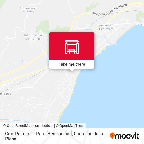 Con. Palmeral - Parc [Benicàssim] map