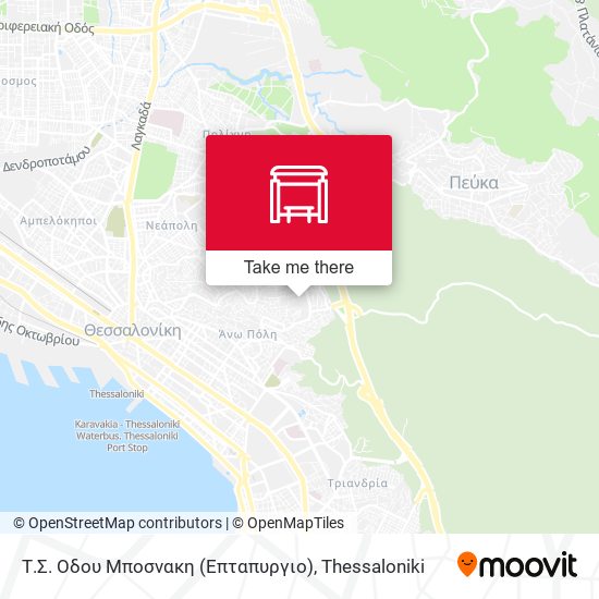 Τ.Σ. Οδου Μποσνακη (Επταπυργιο) map