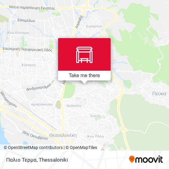 Παλιο Τερμα map