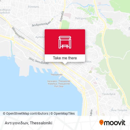 Αντιγονιδων map