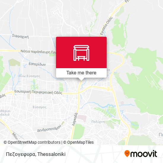 Πεζογεφυρα map