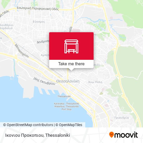 Ικονιου Προκοπιου map