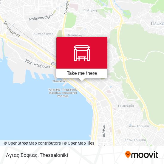 Αγιας Σοφιας map