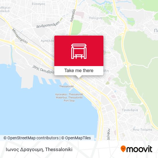 Ιωνος Δραγουμη map
