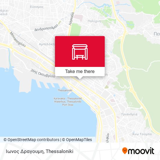 Ιωνος Δραγουμη map