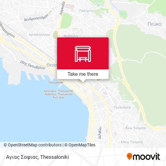 Αγιας Σοφιας map