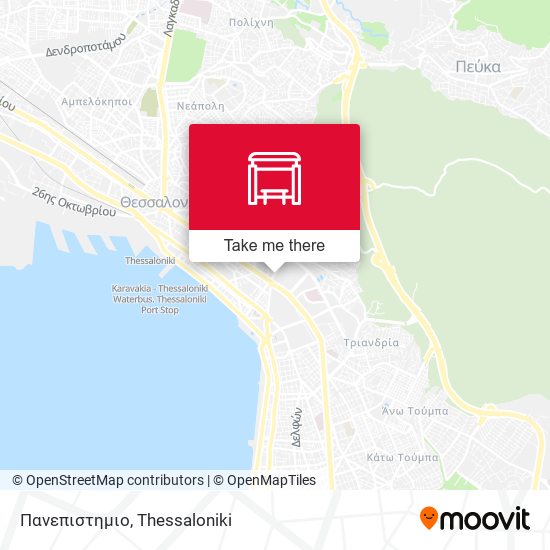 Πανεπιστημιο map