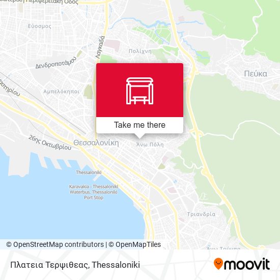 Πλατεια Τερψιθεας map