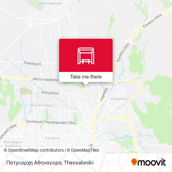 Πατριαρχη Αθηναγορα map