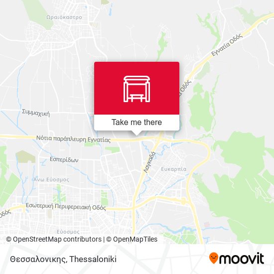 Θεσσαλονικης map
