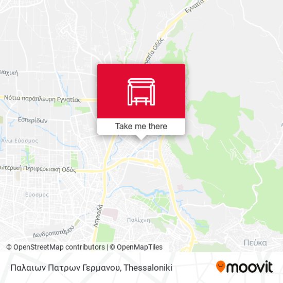 Παλαιων Πατρων Γερμανου map