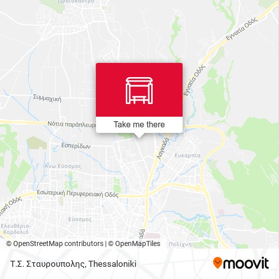 Τ.Σ. Σταυρουπολης map
