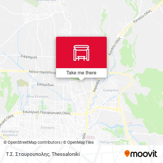 Τ.Σ. Σταυρουπολης map