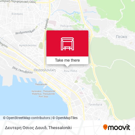 Δευτερη Οσιος Δαυιδ map