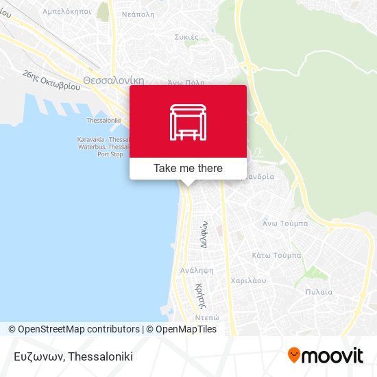 Ευζωνων map
