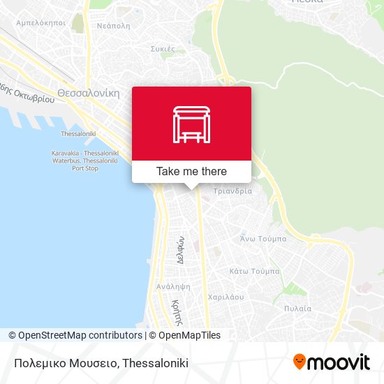 Πολεμικο Μουσειο map