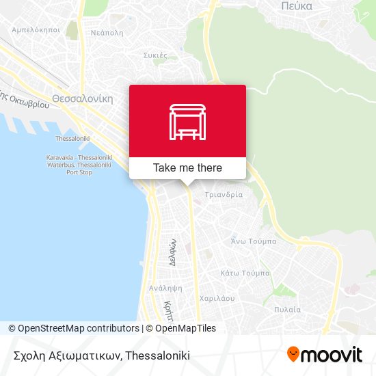 Σχολη Αξιωματικων map