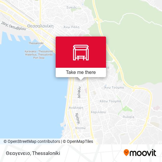 Θεαγενειο map