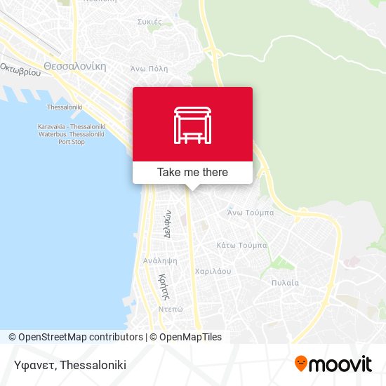 Υφανετ map