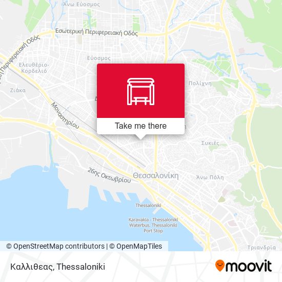 Καλλιθεας map