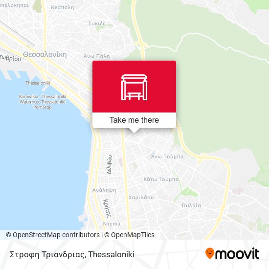 Στροφη Τριανδριας map