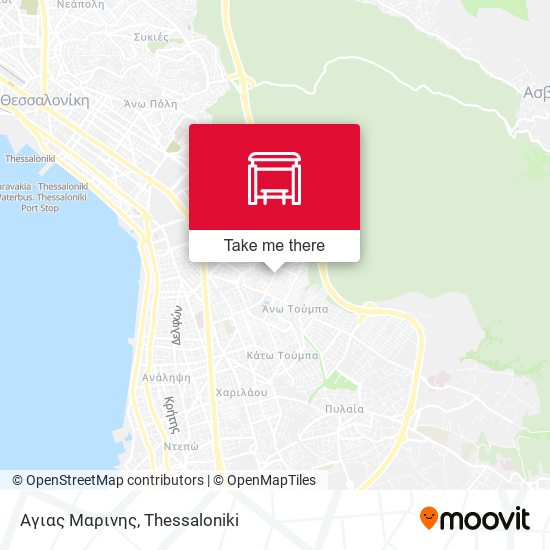 Αγιας Μαρινης map