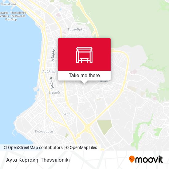 Αγια Κυριακη map