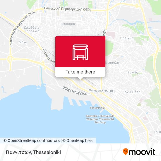 Γιαννιτσων map