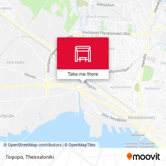 Γεφυρα map