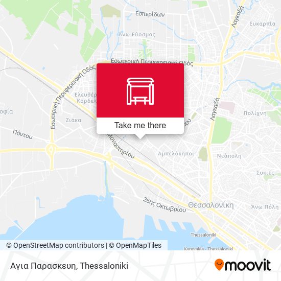 Αγια Παρασκευη map