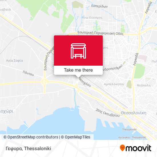 Γεφυρα map