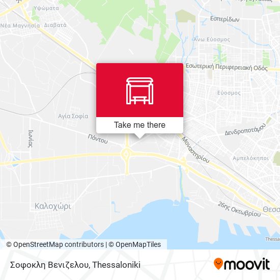 Σοφοκλη Βενιζελου map